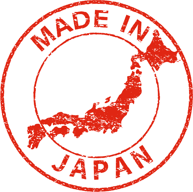 日本列島を示したスタンプ風のイラスト